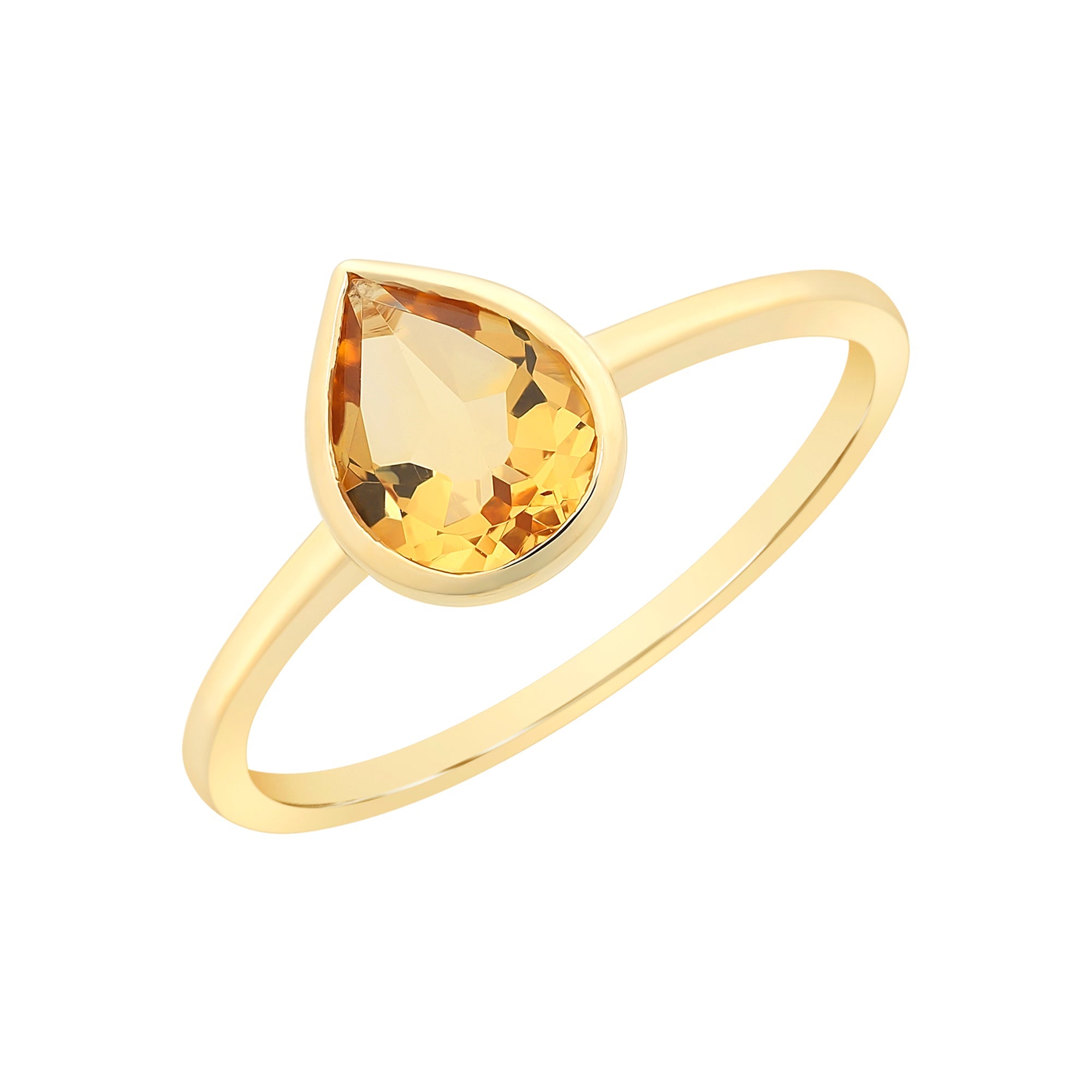 9ct Gold Citrine Ring M3231