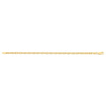 9ct Gold Silver Filled 19cm Bracelet M3250