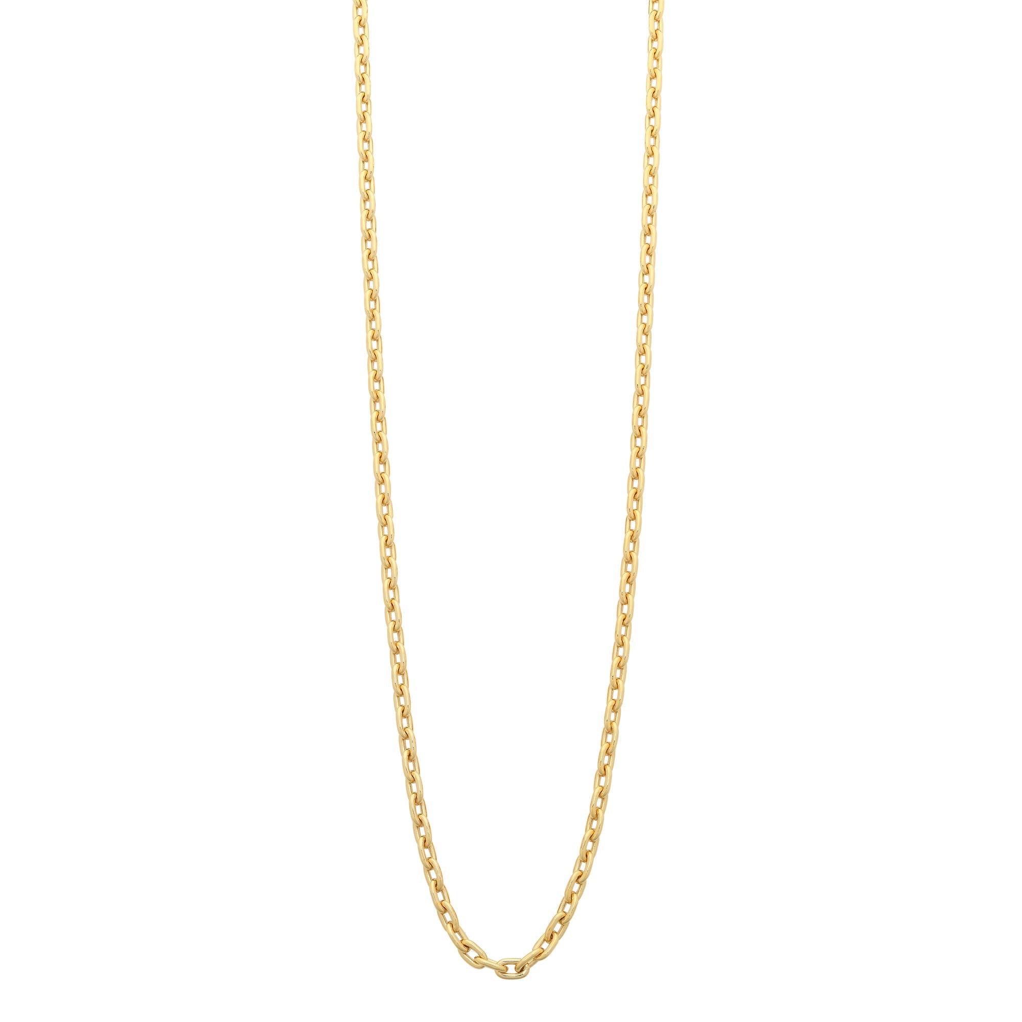 9ct Gold Silver Filled 50cm Chain M3251