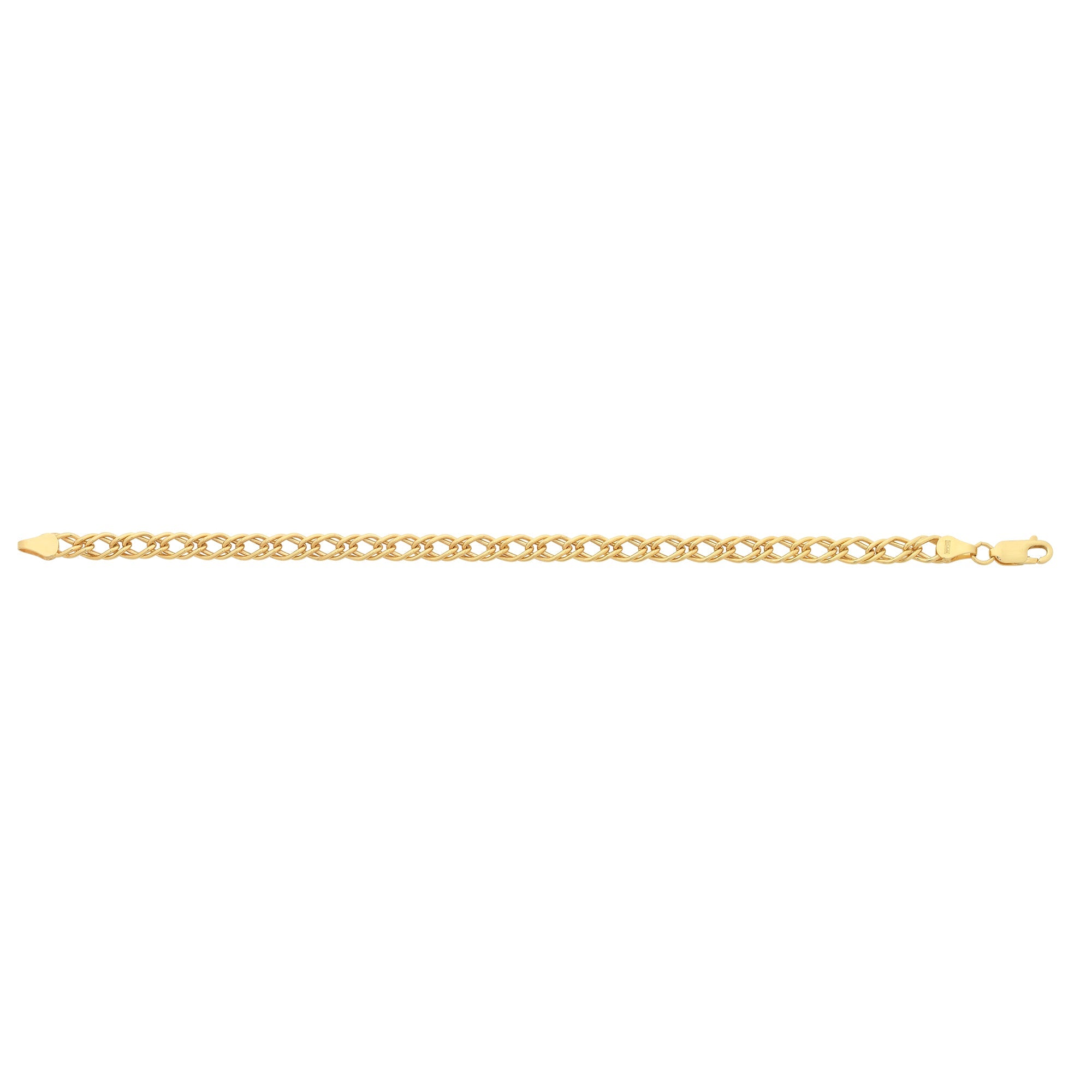 9ct Gold Silver Filled 19cm Bracelet M3252