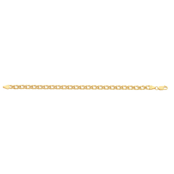 9ct Gold Silver Filled 19cm Bracelet