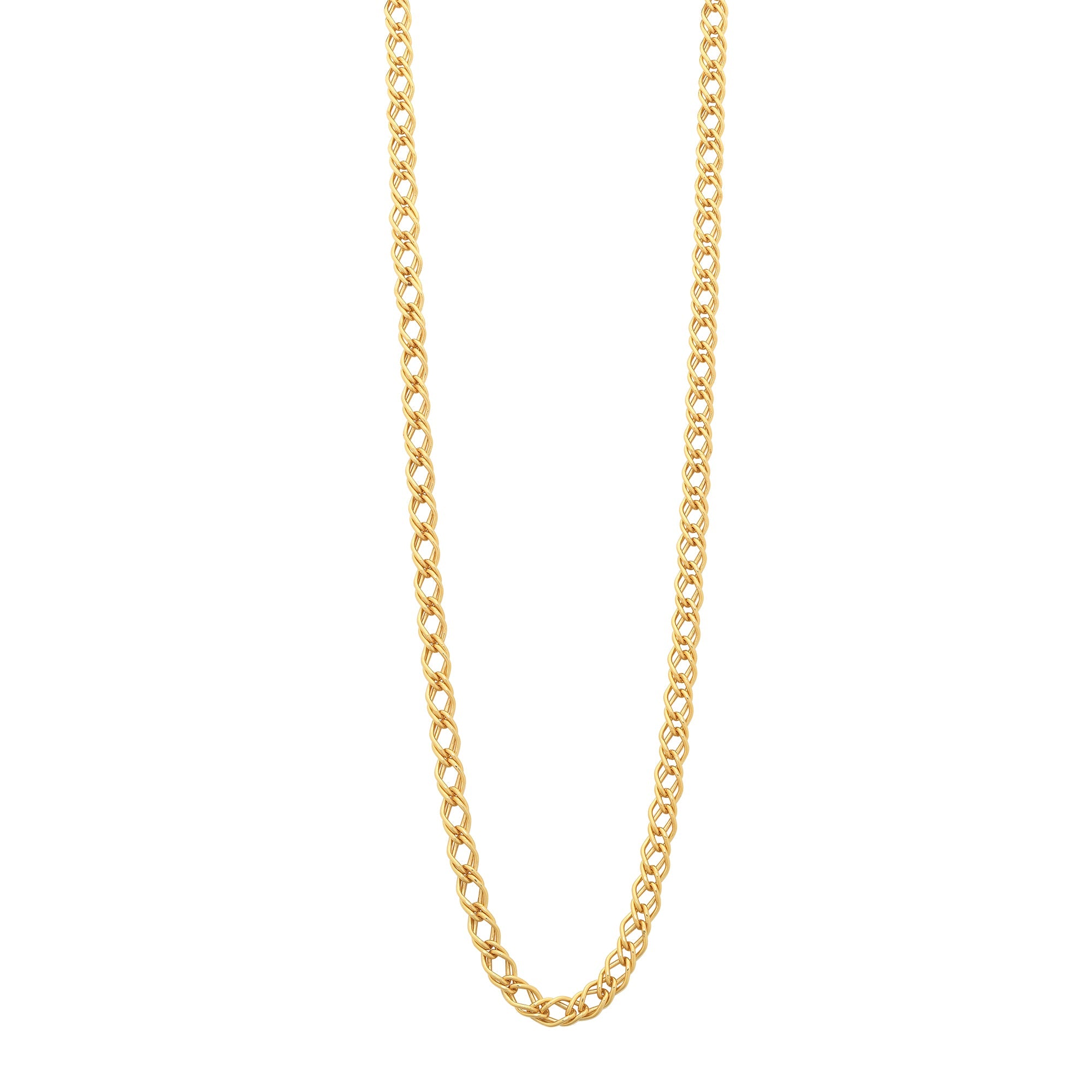 9ct Gold Silver Filled 50cm Chain M3253