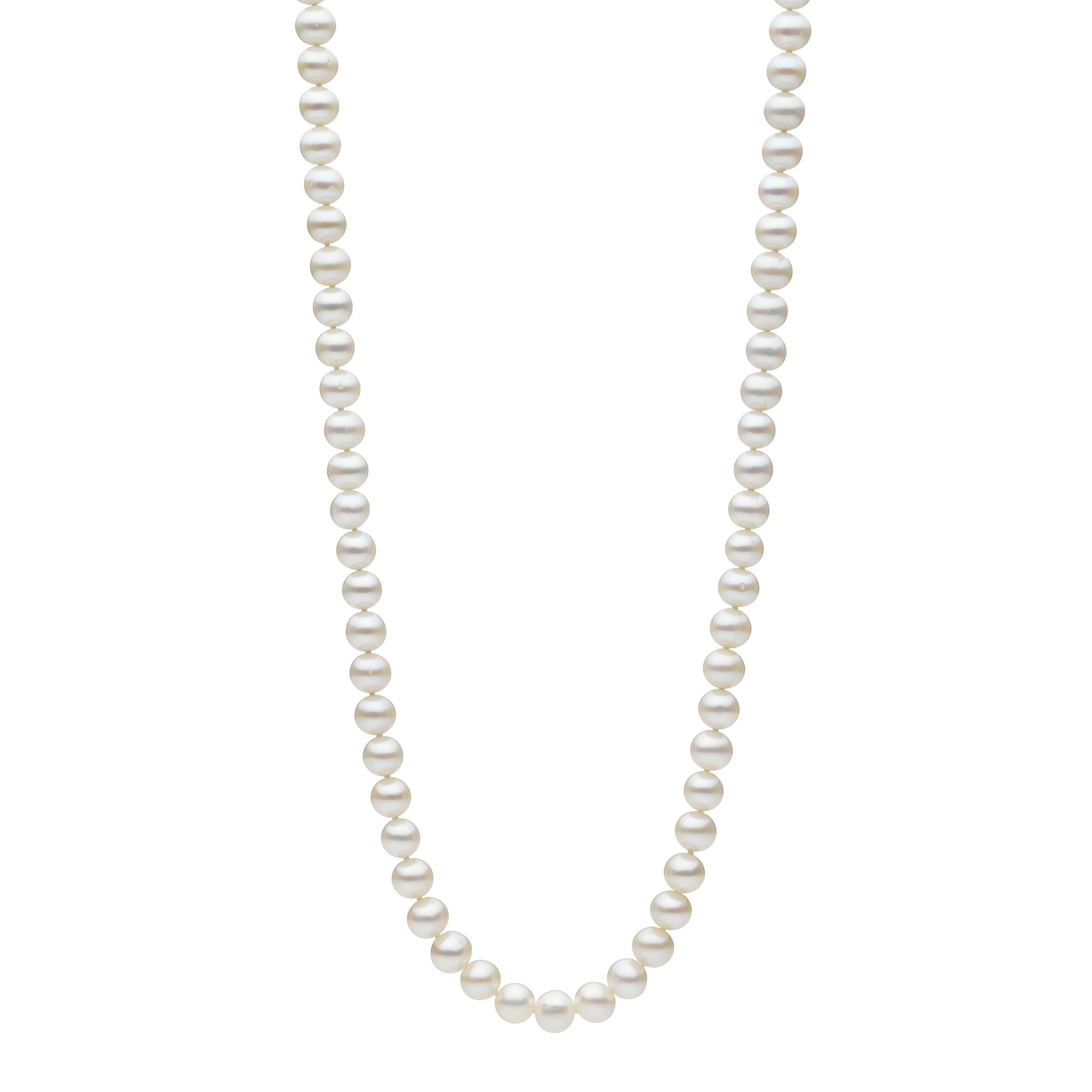 Sterling Silver Freshwater Pearl 45cm Strand Necklace M3258