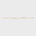 M3357 925 GOLD PLATED INFINITY BRACELET