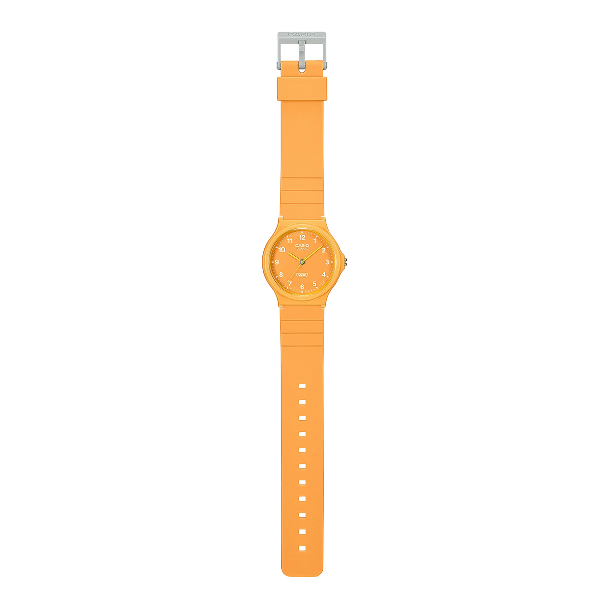 Casio Analogue, Yellow Resin Band MQ-24B-9B