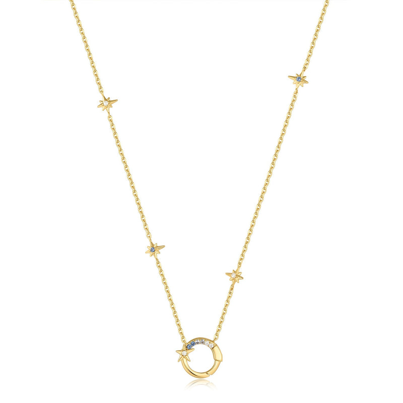 Ania Haie Gold Star Chain Charm Connector Necklace