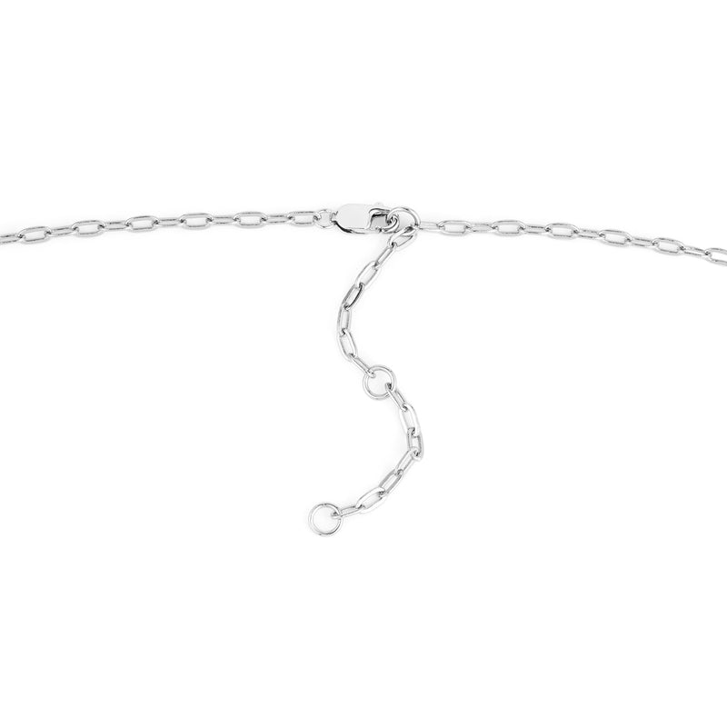 Ania Haie Silver Shimmer Chain Charm Connector Necklace