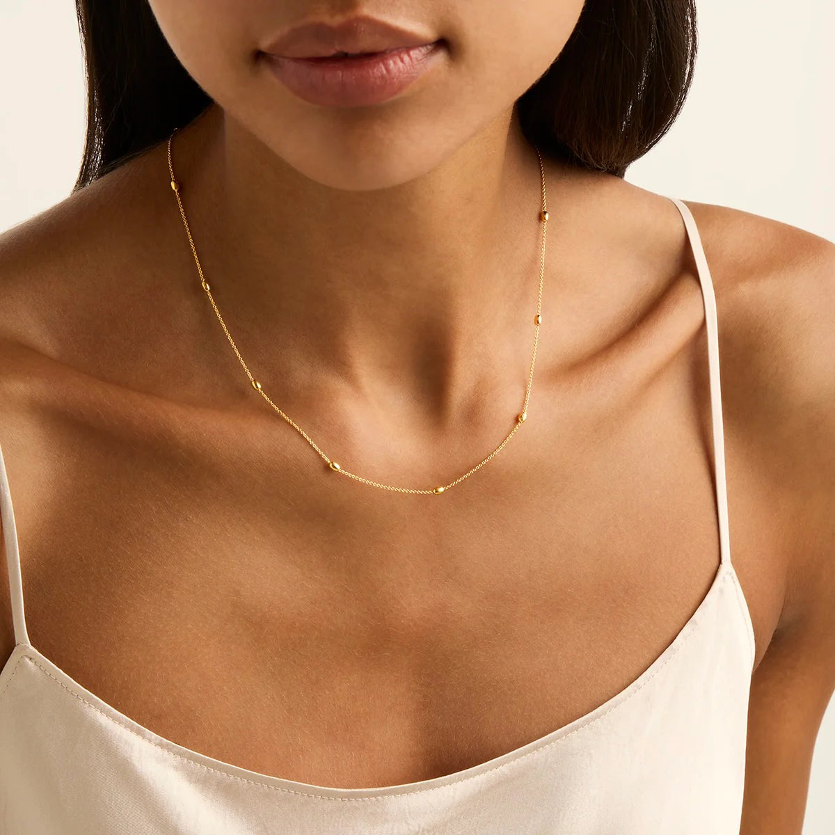 Like a Breeze Necklace - Yellow Gold plate (45cm)