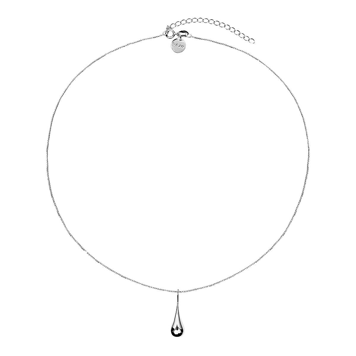 My Silent Tears Necklace - Silver