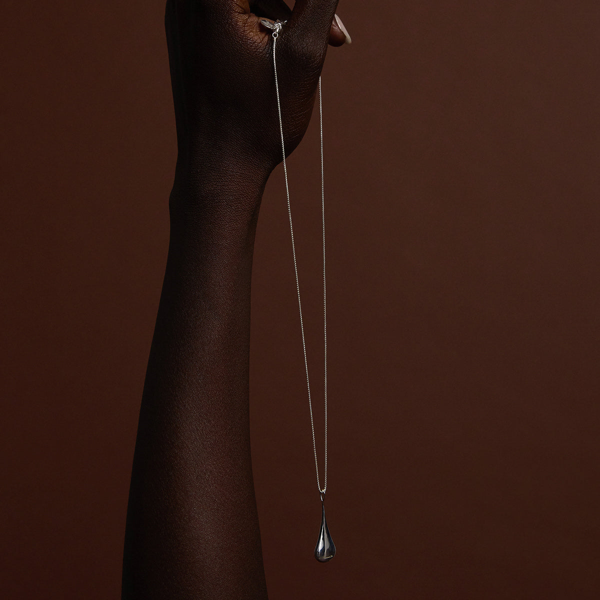 My Silent Tears Necklace - Silver