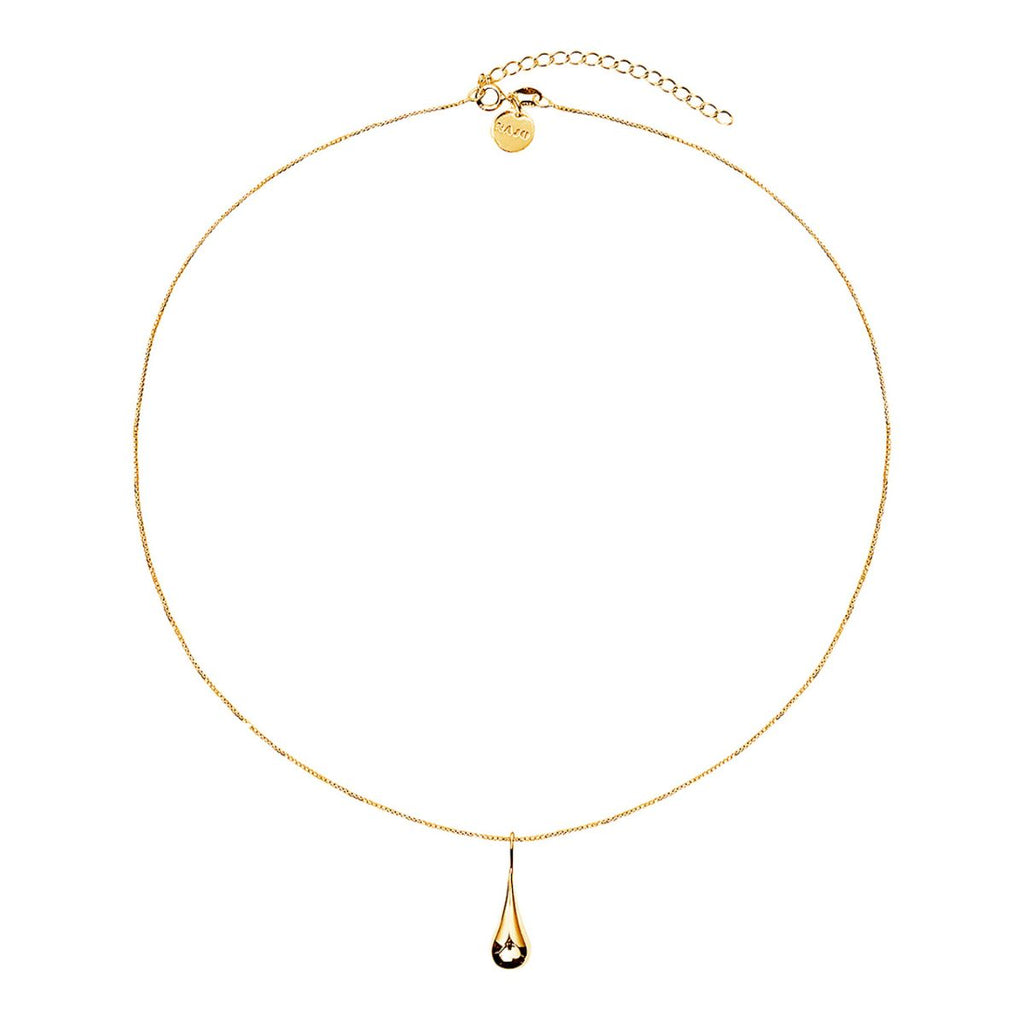 My Silent Tears Necklace - Yellow Gold Plated