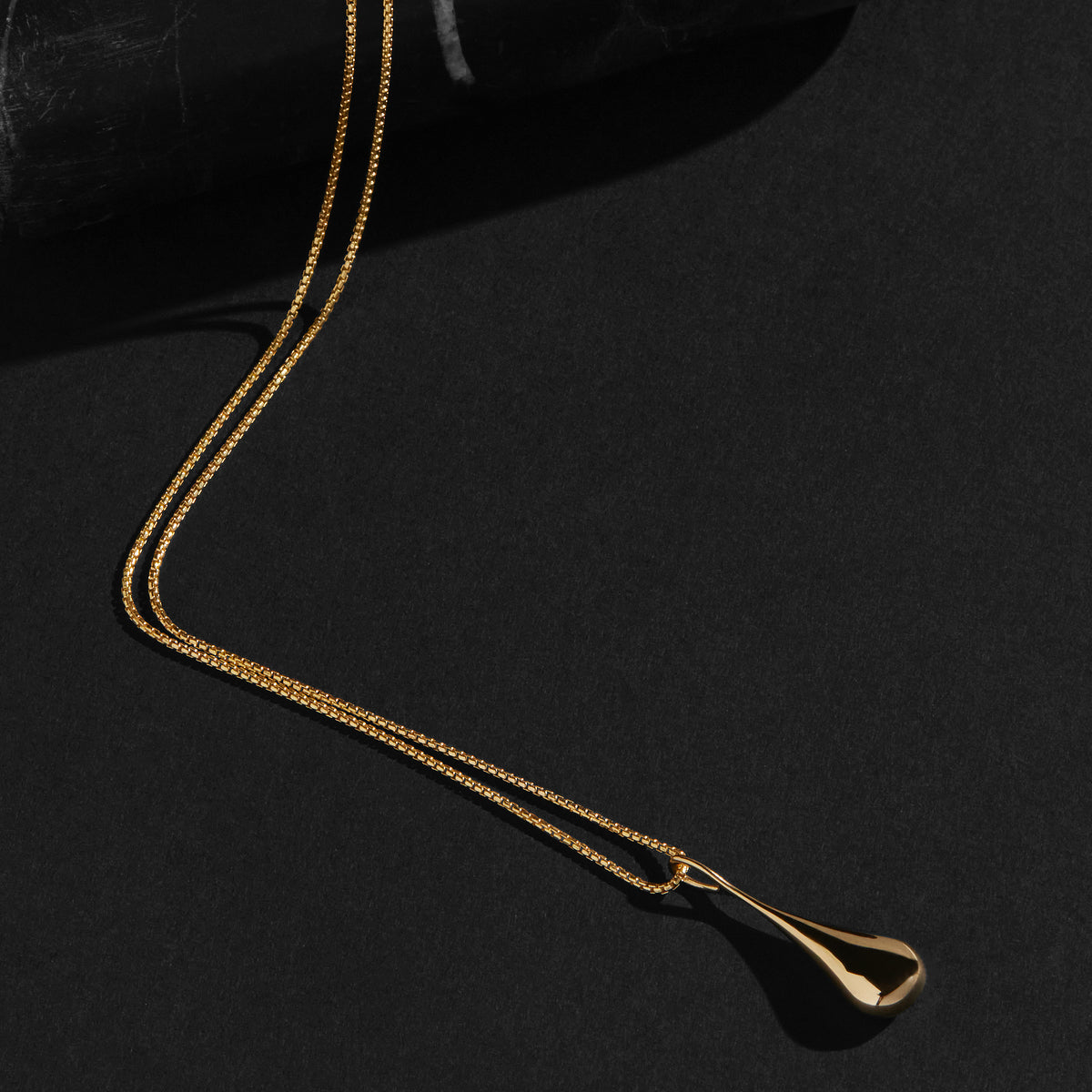 My Silent Tears Necklace - Yellow Gold Plated