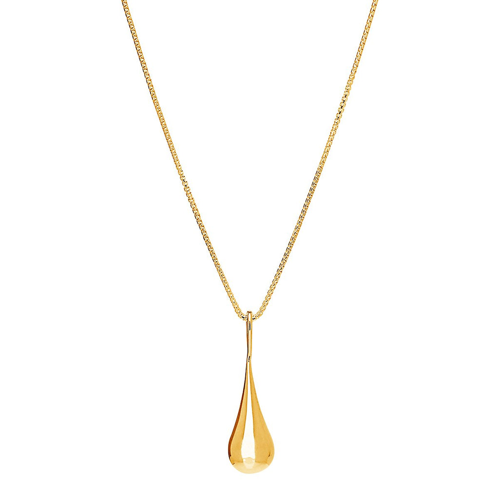 My Silent Tears Necklace - Yellow Gold Plated