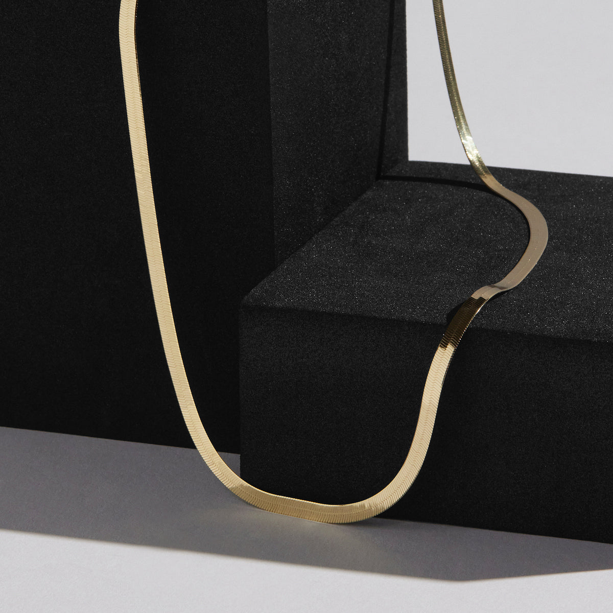 NAJO Herringbone Necklace Yellow Gold N6559