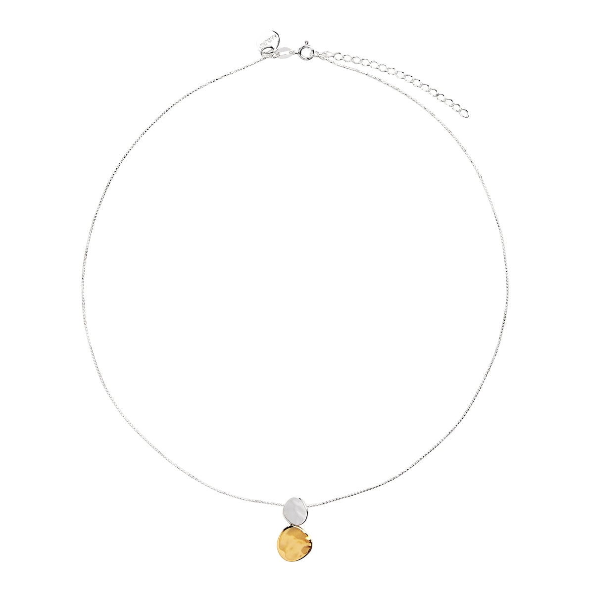 NAJO Shard Double Disk Necklace N6724