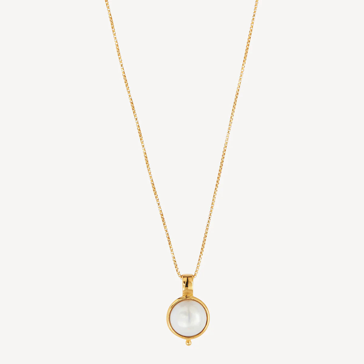 Garland Pearl Necklace - Gold