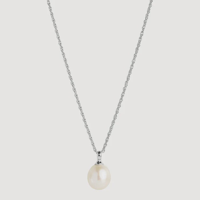 Rice pearl pendant N6810 (45cm)