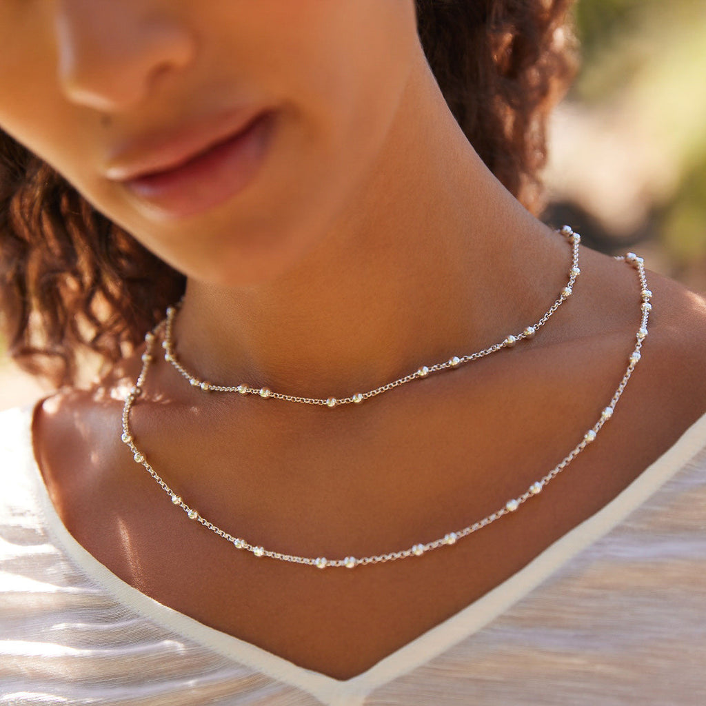 NAJO Mattina Silver Necklace (60cm) N6857-60