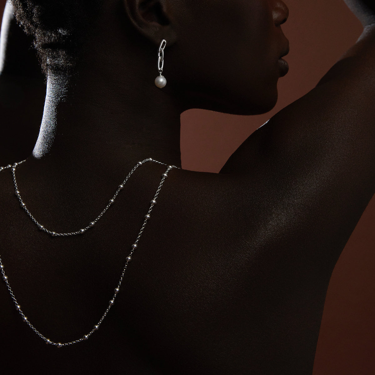 NAJO Mattina Silver Necklace (60cm) N6857-60