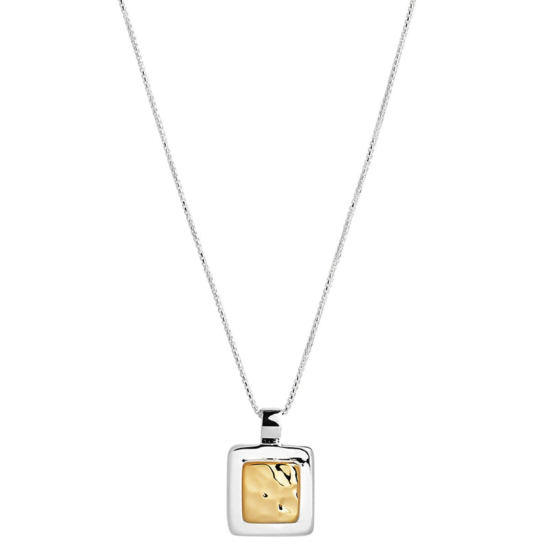 Oasis Two-Tone Pendant Necklace (45cm+ext)