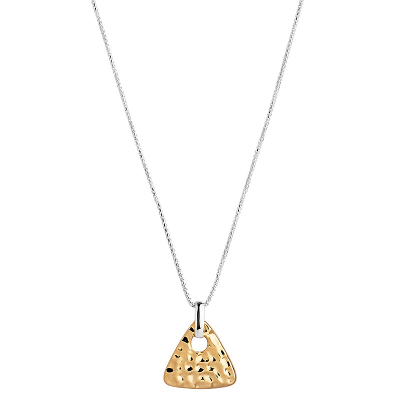 Haze Two-Tone Pendant Necklace (45cm+ext)