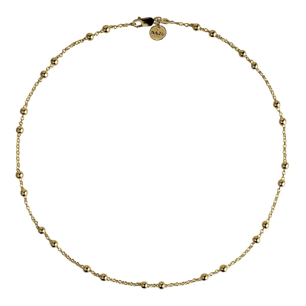 NAJO Mattina Necklace (45cm) Colour: Yellow Gold N7037-45