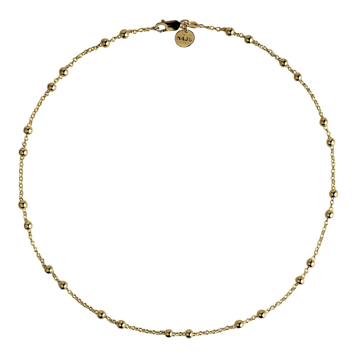 NAJO Mattina Necklace (45cm) Colour: Yellow Gold N7037-45