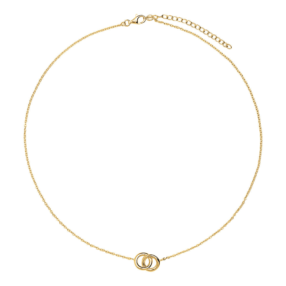 NAJO Embrace Necklace - Yellow Gold Plated (42cm+ext)