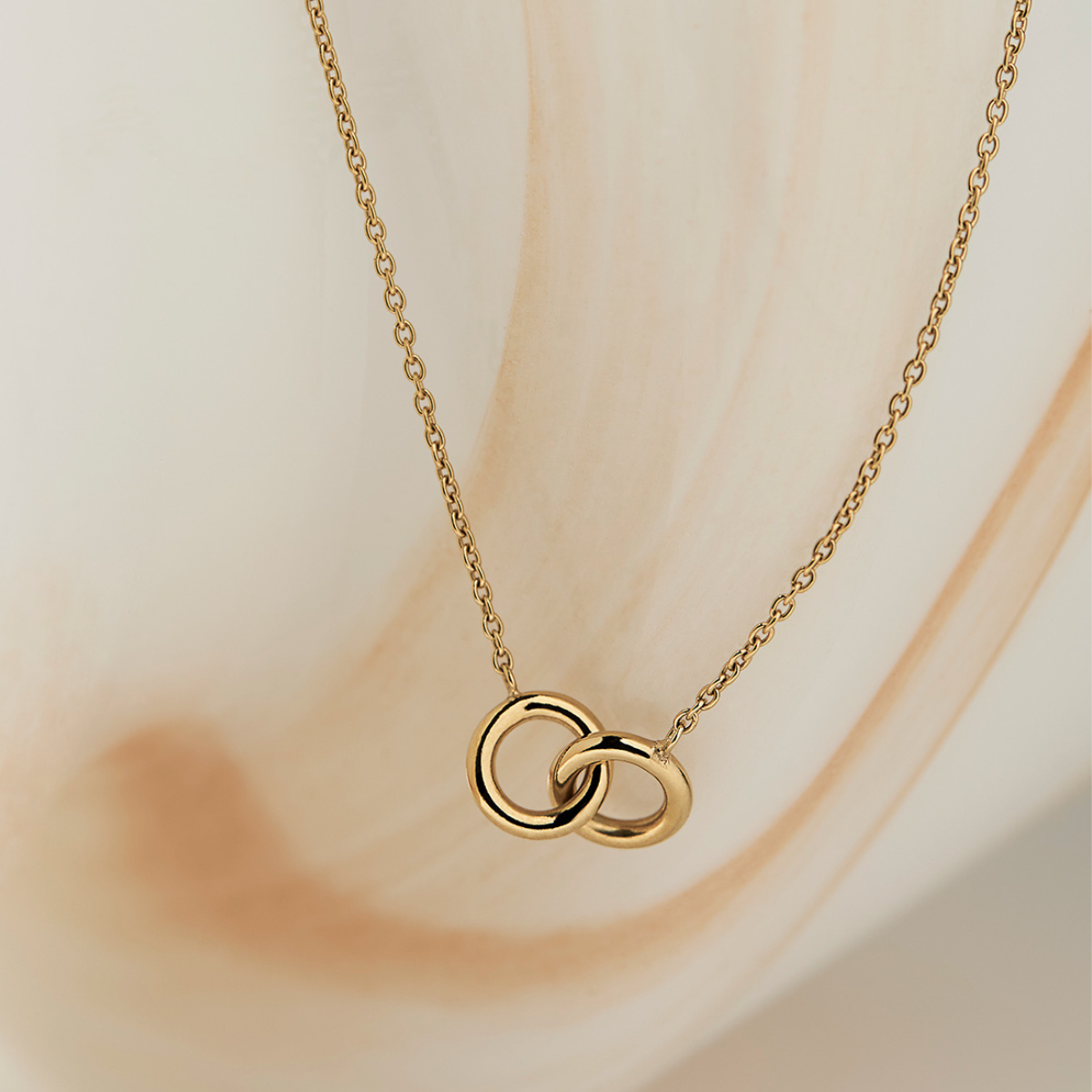 NAJO Embrace Necklace - Yellow Gold Plated (42cm+ext)