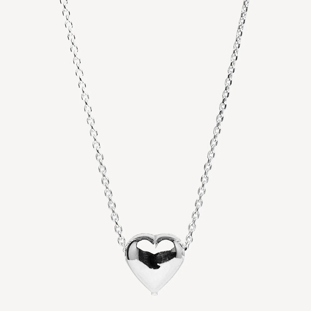 NAJO Amore Silver Charm Necklace - Silver (45cm) N7123