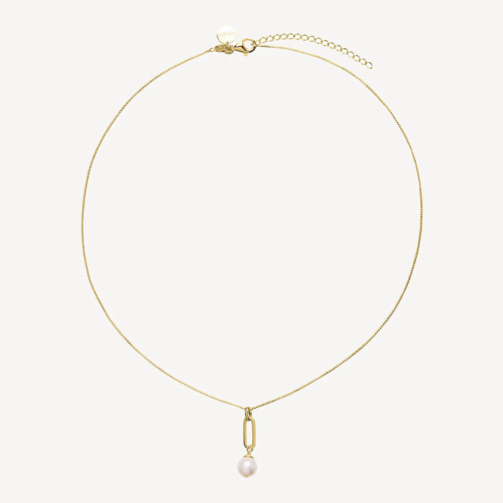 NAJO The Enchantress Pearl Pendant Necklace Yellow Gold N7170