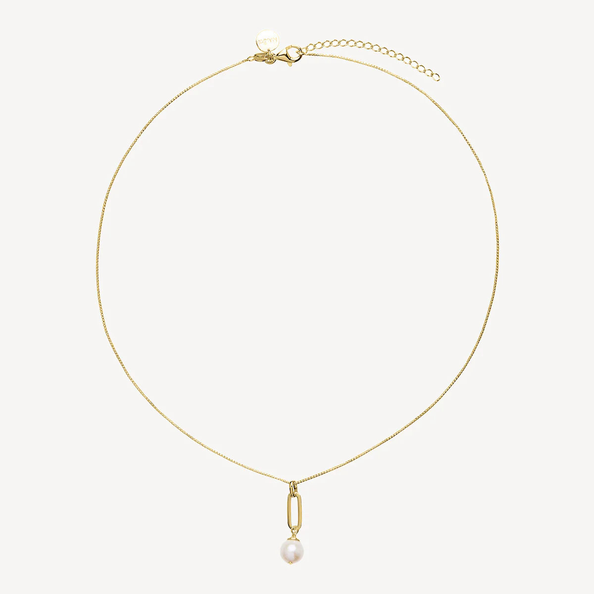 NAJO The Enchantress Pearl Pendant Necklace Yellow Gold N7170