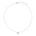 Capri Silver Pearl Necklace (42cm+ext) N7171