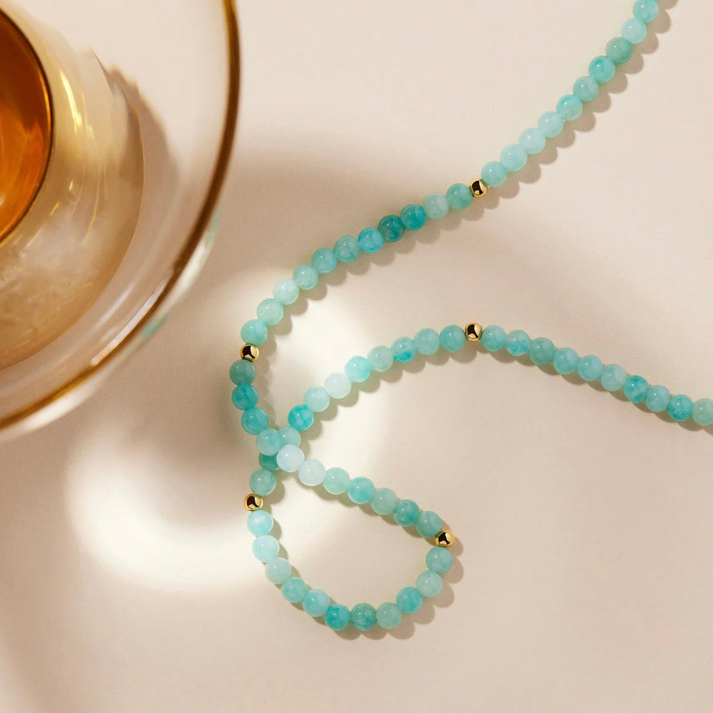 Azzurro Amazonite Necklace (42cm+ext) N7190