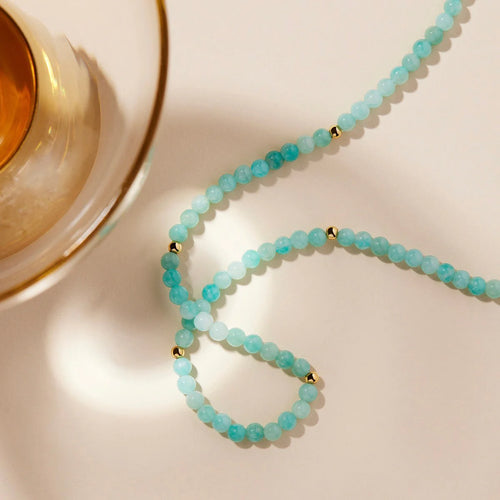 Azzurro Amazonite Necklace (42cm+ext) N7190