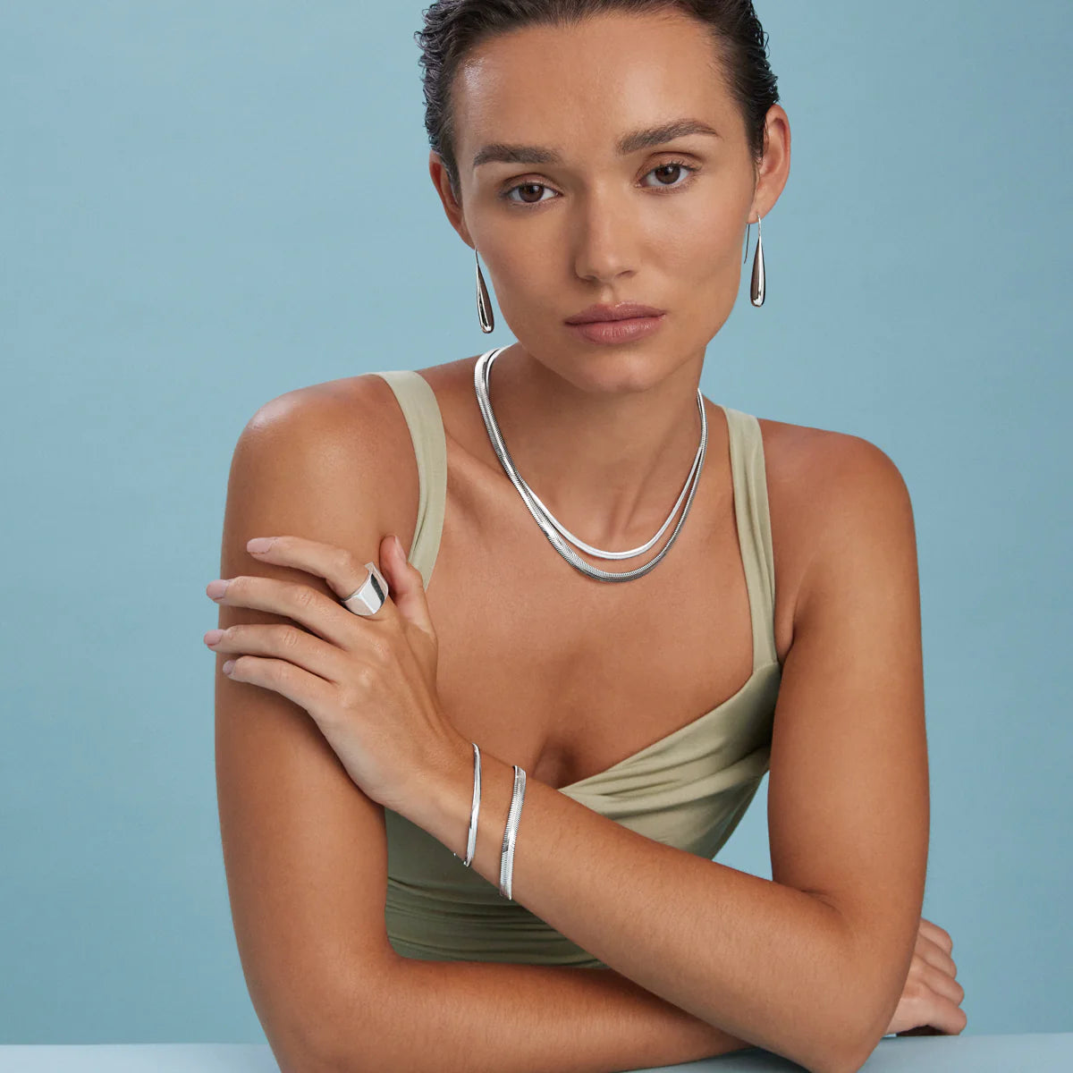 NAJO Celestine Necklace (Fine) N7232
