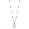 NAJO 'Chroma' Duo-Tone Pearl Snake Chain Necklace N7268
