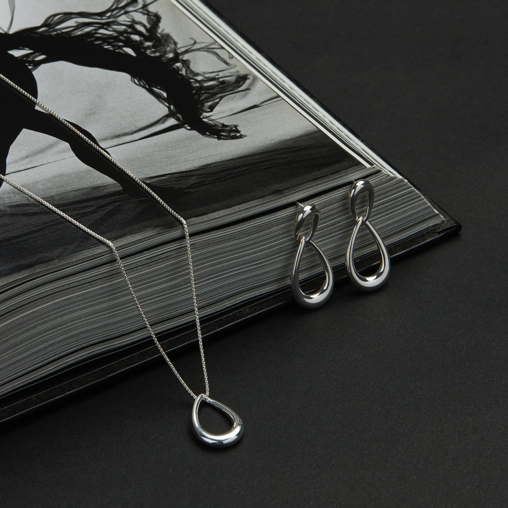 NAJO Vivante Silver Pendant - Silver N7352