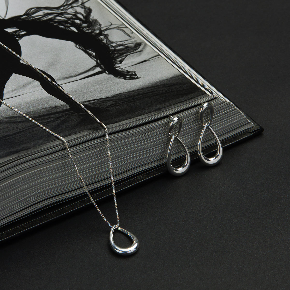 NAJO Vivante Silver Pendant - Silver N7352