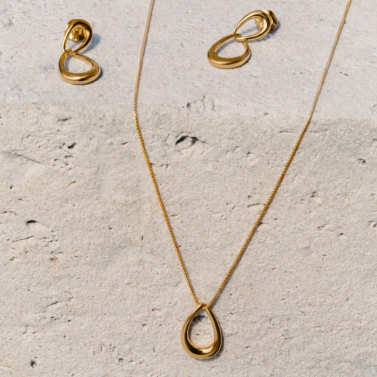 NAJO Vivante Pendant - Yellow Gold Plated N7353