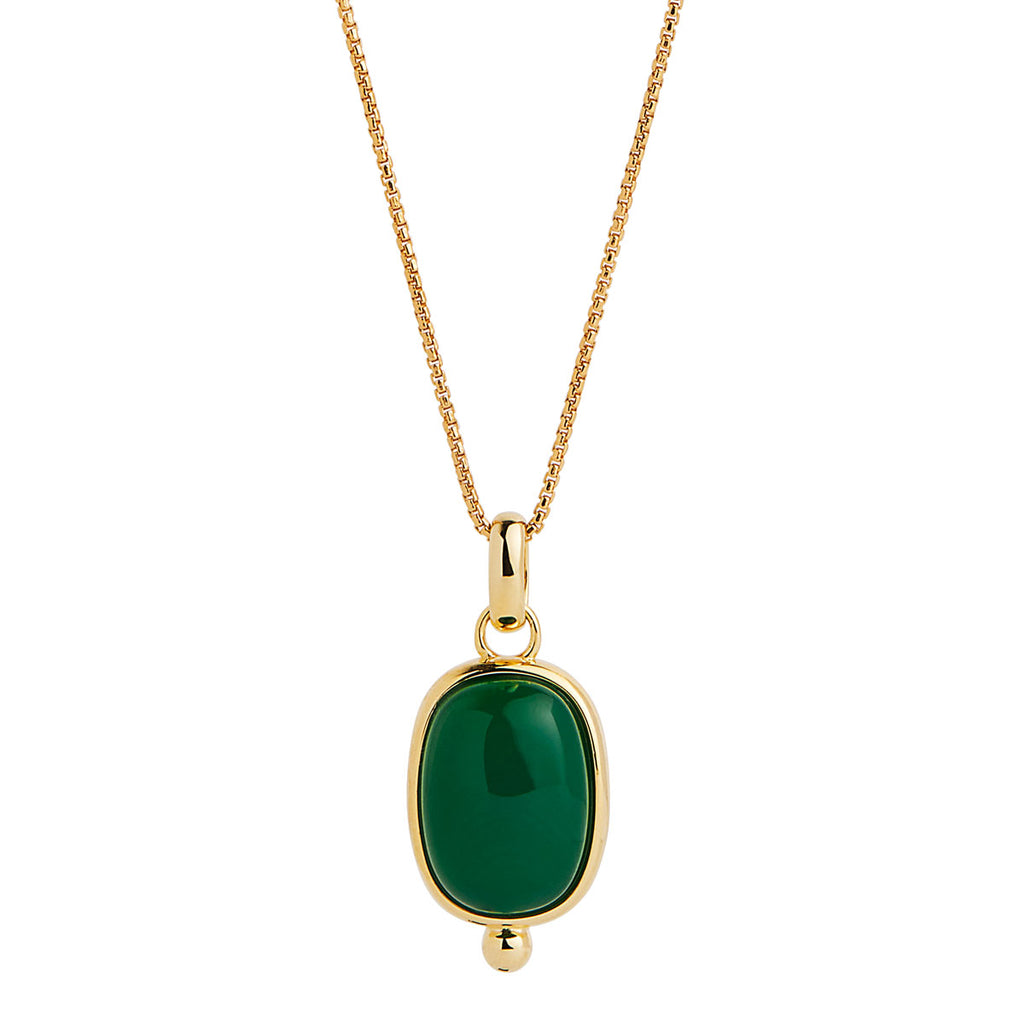 NAJO Fleur Green Onyx Pendant N7361
