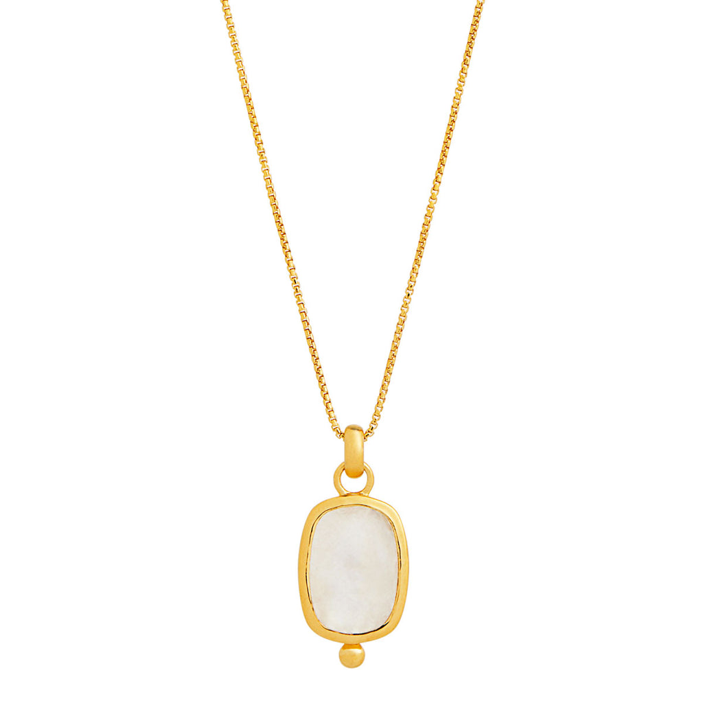 NAJO Fleur Rainbow Moonstone Pendant N7363