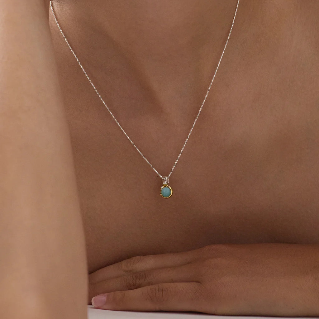 Solace 2-Tone Amazonite Necklace N7407