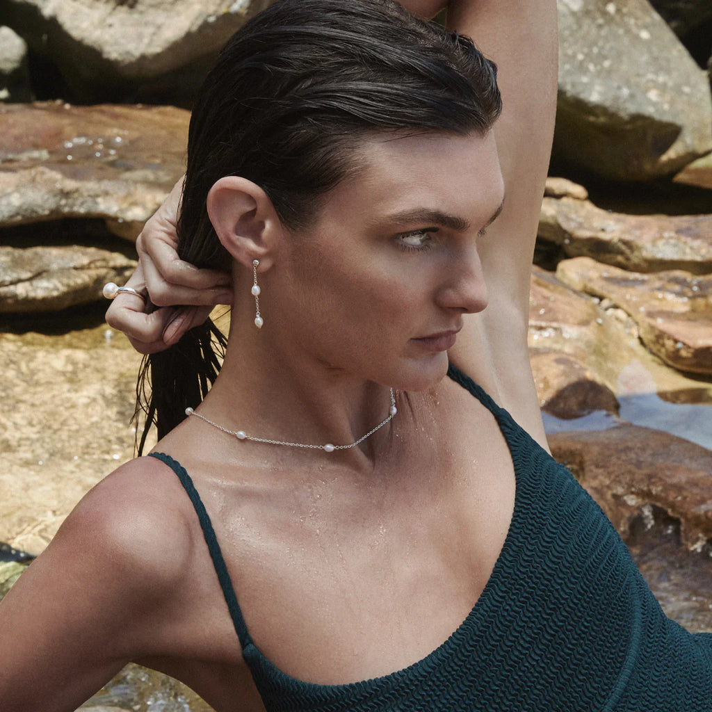 Tidal Whisper Pearl Necklace N7499