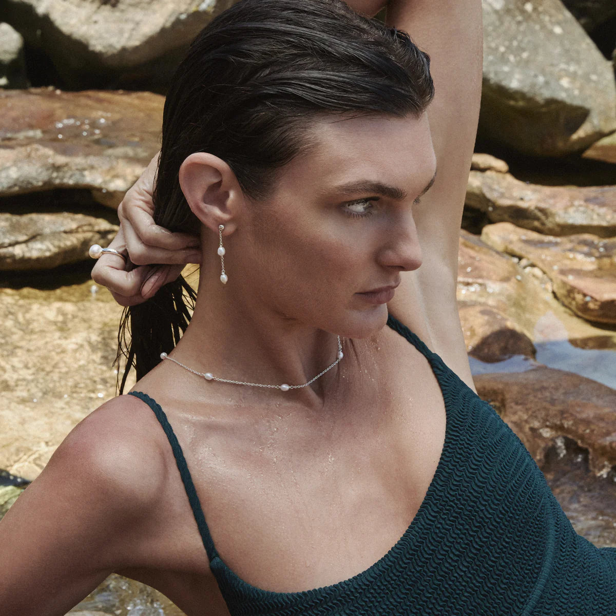 Tidal Whisper Pearl Necklace N7499