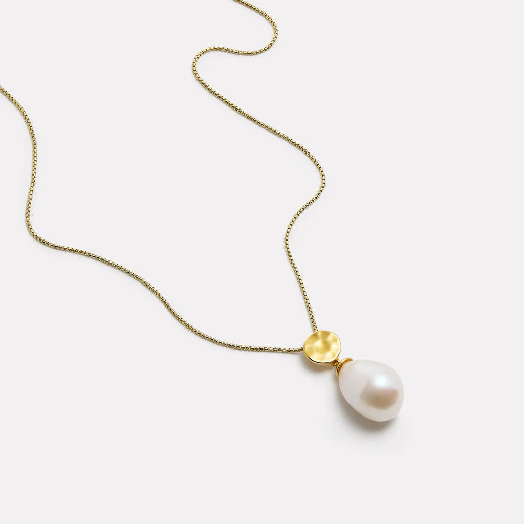 Ocean Drift Pearl Necklace N7642 YG