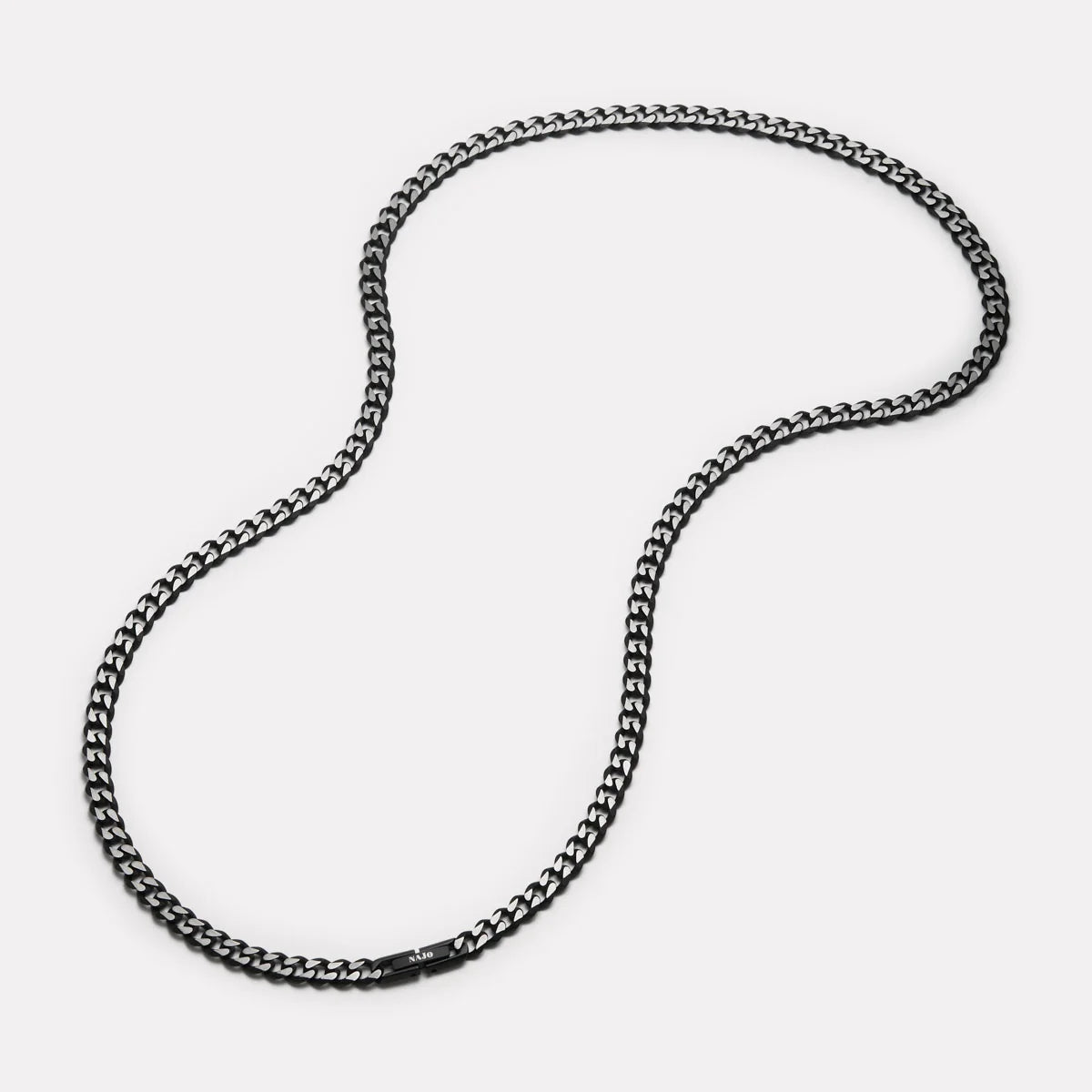 Nero Men’s Steel Curb Chain Necklace N9035
