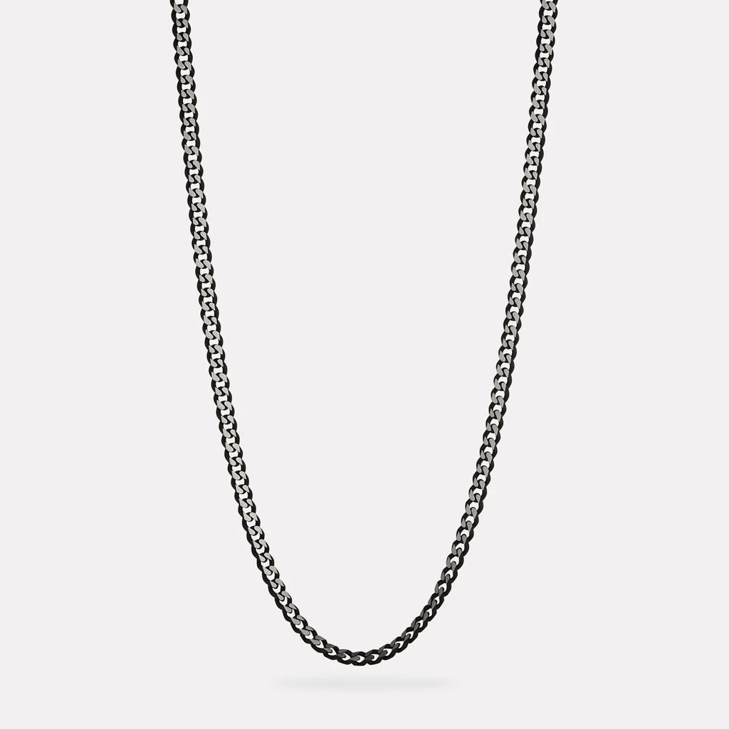 Nero Men’s Steel Curb Chain Necklace N9035