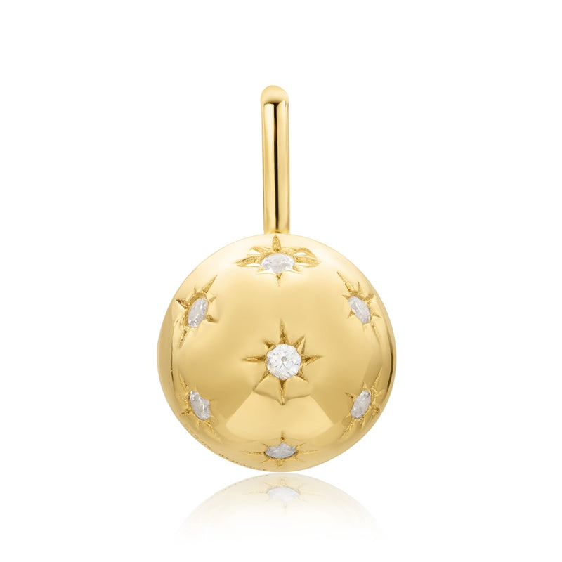 Ania Haie Gold Pave Star Sphere Charm