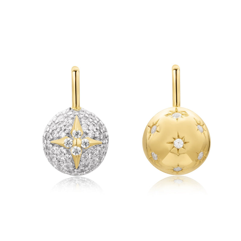 Ania Haie Gold Pave Star Sphere Charm